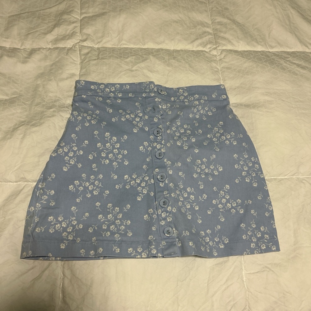 Blue skirt
